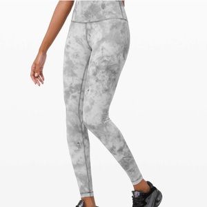 Super High Rise align 28" Diamond Dye Stargaze Pitch Grey